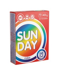 Порошок стиральный Color 400г Sunday