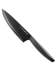 Нож Genio Nero Steel 15см кухонный нерж сталь с антибакт покр пластик Apollo