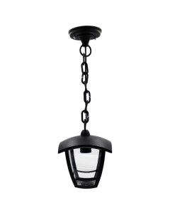 Светильник уличный подвесной Марсель Е27 1х60Вт IP44 черный Вэп свет