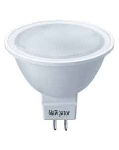 Лампа светодиодная 7Вт 560Лм 4000K GU5 3 MR16 230В матовый спот Navigator