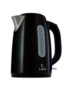Чайник LX 30017 2 2200Вт 1 7л металл черный Lex