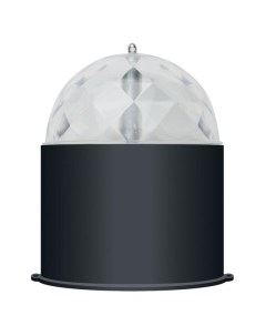 Светильник проектор светодиодный Disco 3Вт RGB черный Volpe
