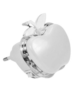 Светильник ночник светодиодный Яблоко 0 3Вт LED белый Ledo light