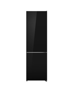 Холодильник двухкамерный RFS204NF BL 200х60х63см черный Lex
