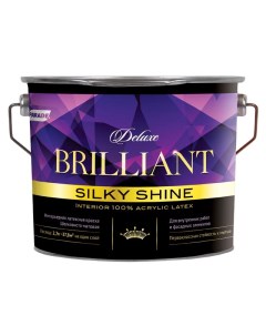 Краска акриловая Deluxe Brilliant silky shine база C 2 7л бесцветная арт 0007397 Parade