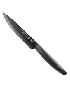 Нож Genio Nero Steel 12см универсальный нерж сталь с антибакт покр пластик Apollo