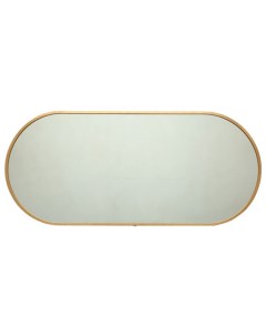 Зеркало овальное в металлической раме QUADRO 400х900х40мм золото Home decor