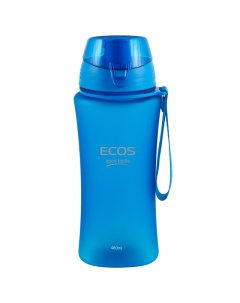 Бутылка 480мл пластик голубая Ecos