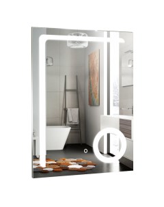 Зеркало для ванной Клио 80х60см с подсветкой Silver mirrors