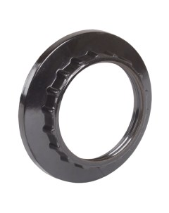 Кольцо бакелитовое абажурное для патрона Е27 пластик черный Iek