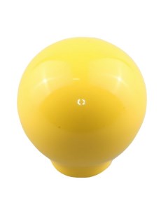 Ручка кнопка керамика 32мм шар желтый Brante