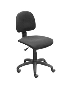 Кресло офисное АСТЕК без подлокотников С11 460х470х930 1110 мм черное ткань Utfc