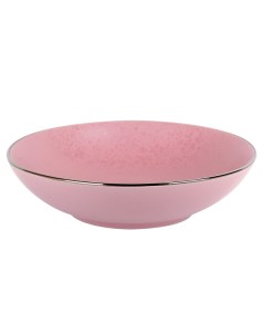 Тарелка NUOVA CASA Elite pink 20см глубокая фарфор Nouva casa