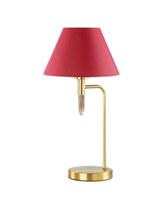 Лампа настольная Vanessa E27 1х60Вт металл красный Lumion