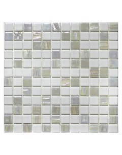 Мозаика стеклянная 31 7х31 7х0 4 Astro Blanco белая Vidrepur