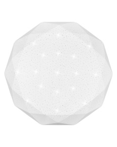 Светильник светодиодный Кристалл 80Вт пластик круглый белый Tango