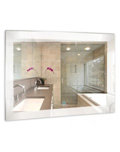 Зеркало для ванной Норма 80х60 см сенсорный выключатель Silver mirrors