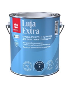 Краска в д Luja Extra база С для стен и потолков 2 7л бесцветная арт 700014021 Tikkurila