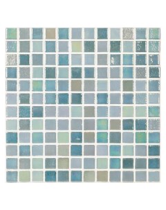 Мозаика стеклянная 31 7х31 7х0 4 Perla Green зелено голубая Vidrepur