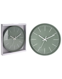 Часы настенные D305х43мм зеленый полипропилен Koopman