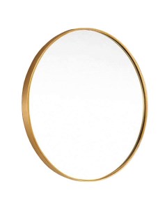 Зеркало круглое ROLLAND D 600мм в металлической раме золото Home decor
