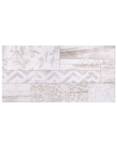 Плитка настенная 25х50 SAN REMO геометрия белая Global tile