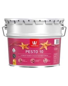 Эмаль алкидная Pesto 10 база С 9л бесцветная арт 700001169 Tikkurila