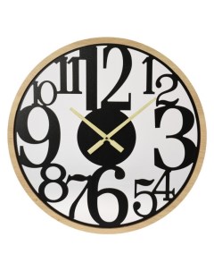 Часы настенные Y36200650 d600мм черно белый мдф Koopman