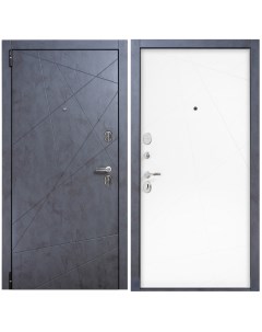 Дверь входная металлическая Порта Р 3 Graphit Art Super White 980 мм левая Portika