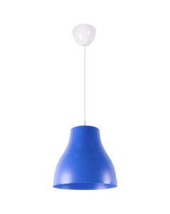 Светильник потолочный подвесной 2221 1 Е27 цвет синий Без бренда