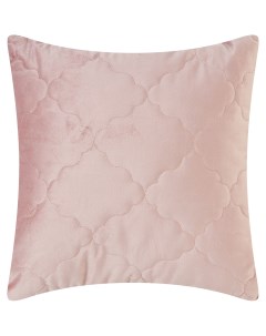 Подушка Ромб 50x50 см цвет розовый Linen way