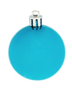 Елочный шар o5 см пластик голубой Без бренда