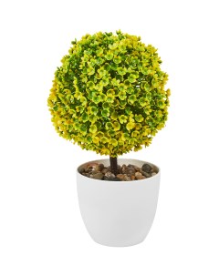 Искусственное растение Самшит h30 см ПВХ цвет зеленый Без бренда