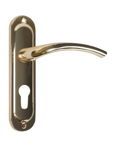 Ручка с механизмом для межкомнатной двери Nancy GP цвет глянцевое золото Inspire