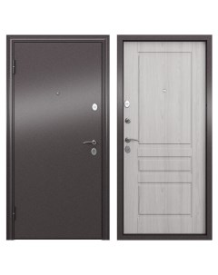 Дверь входная металлическая Страйд Летиция 860 мм левая цвет айс Torex