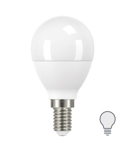 Лампа светодиодная P45 E14 175 250 В 7 Вт белая 600 лм нейтральный белый свет Lexman
