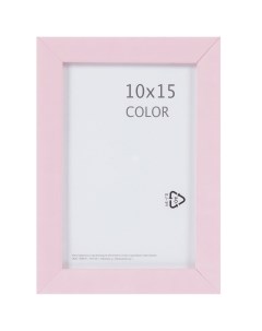 Рамка Color 10х15 см цвет розовый Без бренда