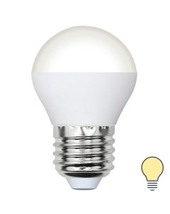Лампа Е27 6 Вт DIM шар матовая 600 Лм теплый свет Volpe