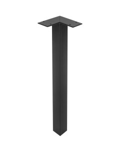 Ножка для стола Лофт Классика 710 мм цвет черный Без бренда