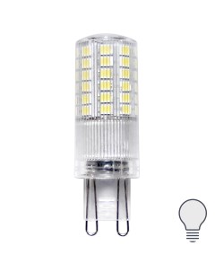 Лампа светодиодная G9 170 240 В 4 3 Вт прозрачная 600 лм нейтральный белый свет Lexman