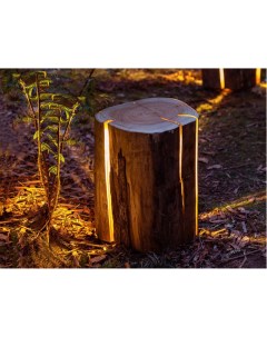 Светильник пень для газона Log под лампу цвет коричневый Без бренда