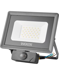 Прожектор WFL 30W 06S 2700 Лм с датчиком движения Wolta