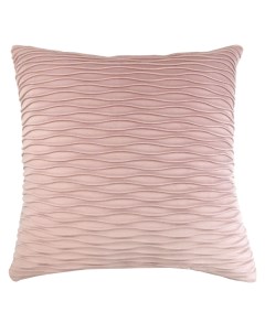 Подушка Барокко 45x45 см цвет светло розовый Linen way