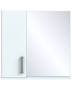 Шкаф зеркальный подвесной Eggo 75x68 см цвет белый Vigo