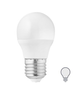 Лампа светодиодная G45 175 250 В 6 Вт шар матовый 480 лм нейтральный белый свет Uniel