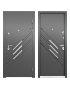 Дверь входная металлическая Фолд Рид 880 мм правая цвет серый Torex