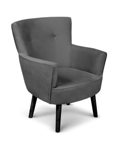 Кресло полиэстер Вилли 77x86x76 см цвет серый Seasons
