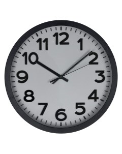 Часы настенные Готика 30 см цвет серый Troykatime