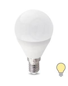 Лампа светодиодная E14 220 240 В 8 Вт шар матовая 750 лм теплый белый свет Без бренда