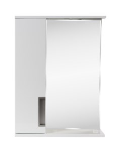 Шкаф для ванной зеркальный подвесной Венто 52x70 см цвет белый Vigo